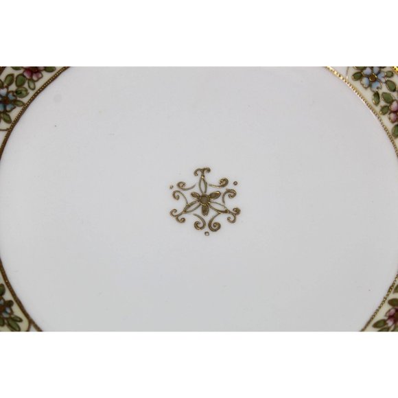 ANTIQUE MORIMURA NIPPON MORIAGE 7 PIECE NUT SERVIN - Picture 3 of 8